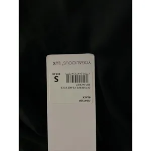 Yogalicious Lux Rebel Flare Full Zip Jacket Black Size S New With Tags thumbnail 8