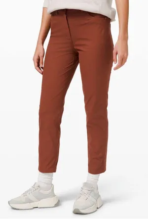 Lululemon City Sleek 5 Pocket 7/8 Pant, Dark Terracotta thumbnail 1