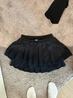 Alo Yoga double or nothing skirt black thumbnail 3