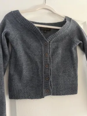 Dance & Marvel grey button sweater  thumbnail 2