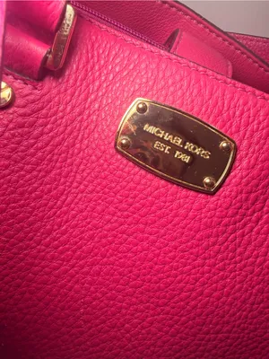 MICHAEL Michael Kors Sutton Medium Pink Pebbled Leather Satchel thumbnail 6