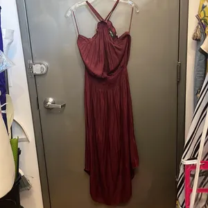 Fabrik Greta Smock Waist Halter Midi Dress M thumbnail 4