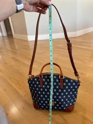 Dooney and Bourke MLB New York Yankees domed zip satchel thumbnail 9
