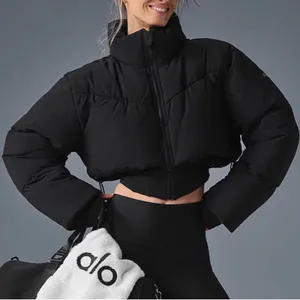 Alo Yoga Main Act Corset Puffer Black S thumbnail 1