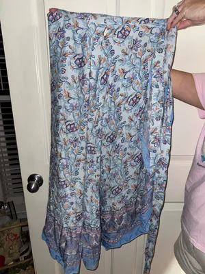 SHEIN Wrap Floral Skirt w Tie thumbnail 2