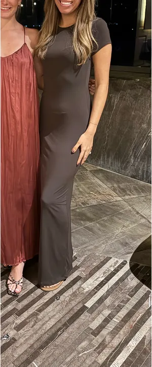 Brown Bodycon Dress thumbnail 5