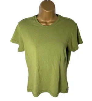 Vintage 90s-Y2K Columbia X.C.O. Short Sleeve Stretch Tee Green M thumbnail 1