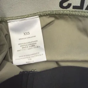 Fear Of God Essentials Green Biker‎ Shorts Women's Size XXS NWT thumbnail 5