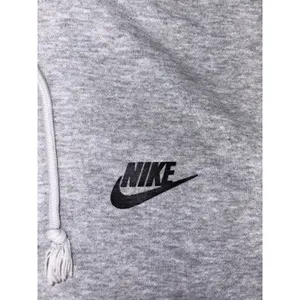 Nike Sportswear Women's Small Grey Pullover Hoodie Embroidered Logo Fleece thumbnail 8