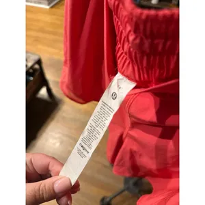 Lululemon Hotty Hot High-Rise Short in a bright coral-pink women's 14 thumbnail 2