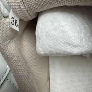 White and‎ Grey Suede Casual Sneakers Euro Size 36 thumbnail 6