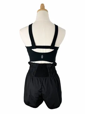 Free People Movement Halter Neck Romper Black Size Small thumbnail 4