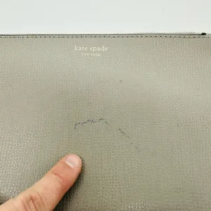 Kate Spade Women's Light Grey Zip Closure Pouch Wristlet Size Large thumbnail 5