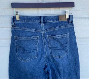 Jeans Mom Denim Stretch Blue 5 Pocket Size 8 American Eagle Women’s thumbnail 5