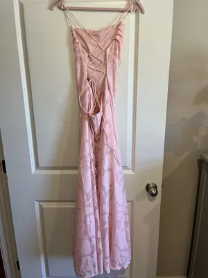 Pink bridesmaid dress Size L thumbnail 4