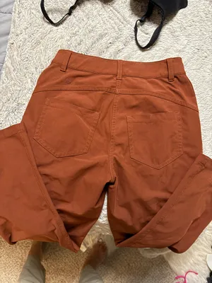 Lululemon City Sleek 5 Pocket Pant in "Dark Terracotta thumbnail 2