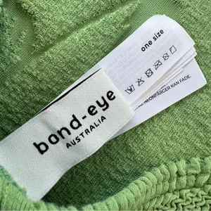 NEW Bond-eye The Imogen Body-Con Cover Up Minidress Matcha Palm Green One Size thumbnail 7