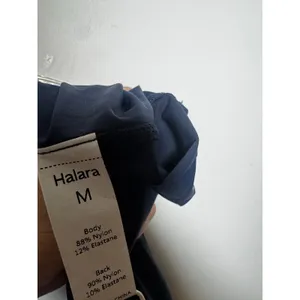 Halara Women's Short Sleeve Breezeful Draped Activewear T-Shirt Navy Blue Size M thumbnail 5