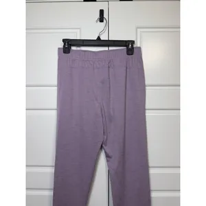 Nike Yoga Dri-FIT Joggers Womens Small Purple Heathered Tapered Sweatpants thumbnail 6
