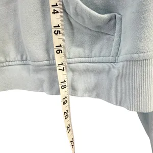 Lululemon Scuba Oversized Half-Zip Hoodie Womens XS-S Powder Blue Fleece Casual thumbnail 12