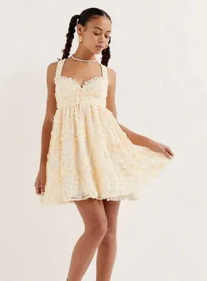 For Love & Lemons Ysabelle Mini Dress thumbnail 4