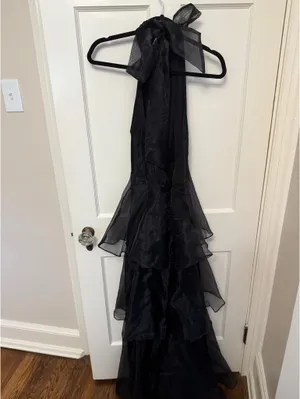 Lulus Black Tiered Dress thumbnail 4