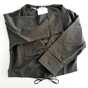 Gymshark L Ruched 3/4 Sleeve Crop Top thumbnail 4