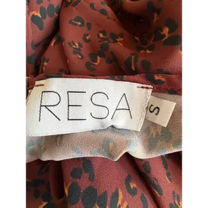 RESA Noelle Maxi Dress In Gemma Small Cut Out Front Tie Leopard Animal Print thumbnail 9