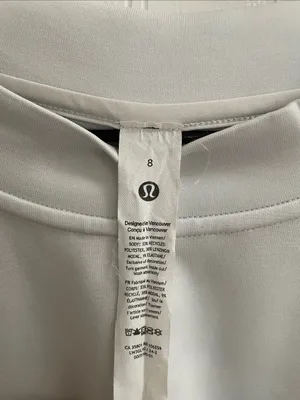 LULULEMON Softstreme Perfectly Oversized Cropped Crew in Vapor Size 8 thumbnail 5