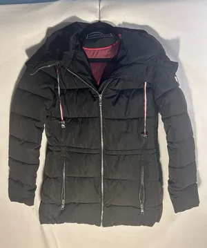 Tommy Hilfiger Women Black Puffer Jacket Quilted Zip Up Coat XS RN54163 CA57151 thumbnail 1