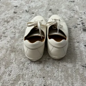 SEZANE Jack Trainers Patent Leather Comfort Sneakers Beige US 9.5 thumbnail 5