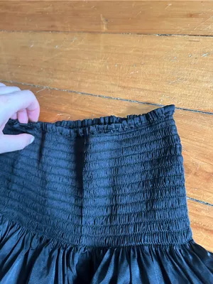 Natural Life Black Daisy Athletic Skirt xs thumbnail 3