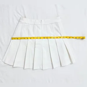 Aritzia Sunday Best Olive Mini Skirt - White - 0 thumbnail 8