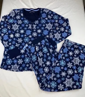 Snowflake PJ set Blue Size L thumbnail 1