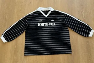 White Fox Come My Way Long Sleeve Jersey Size S/M in Black White thumbnail 1