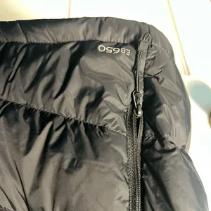 Eddie Bauer Down Vest quilted puffer zip up EB650 Black new small thumbnail 4