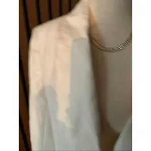 Zara white blazer oversize size xs work attire classy work blazer NWT thumbnail 3