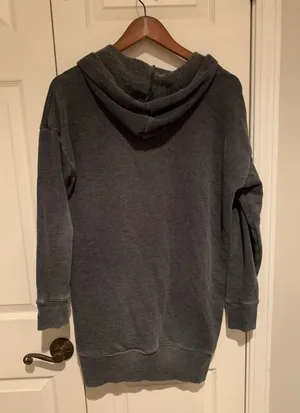 Grey Oversized American Eagle Sweatshirt  thumbnail 2