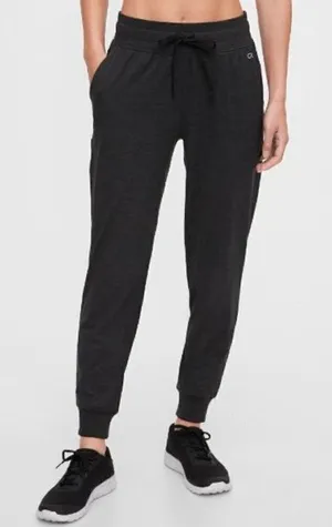 Gap Fit Black Mid Rise Cuff Tapered Leg Athletic Jogger Pants XS‎ thumbnail 1
