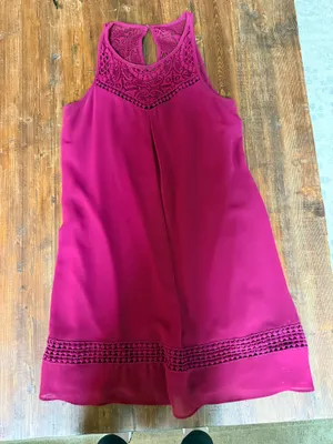 Maroon I.N. San Francisco Dress thumbnail 1