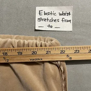 Y2K Everlast Velour Pants Womens Size M Taupe Track Drawstring Athleisure Y2K thumbnail 12