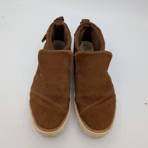 TOMS Paxton‎ Travel Lite Brown Suede Slip On Sneaker Boots Womens 7.5 10012383 thumbnail 4