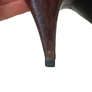 Prada Vintage Brown Leather Studded Grommet Bow Pumps Pointed Toe IT40 9.5 thumbnail 10