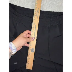 Athleta Endeavor High Rise Relaxed Wide Leg Pants Women Size XL Black Drawstring thumbnail 10