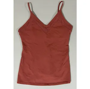 ALO Yoga Rust V-Neck ‘Ally Fitted Tank’ Top Cami Camisole Shirt Size S ✨ thumbnail 2