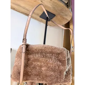 Kate Spade Ellie Faux Fur Small Tote Tan Teddy Crossbody Bag *AS IS* thumbnail 13