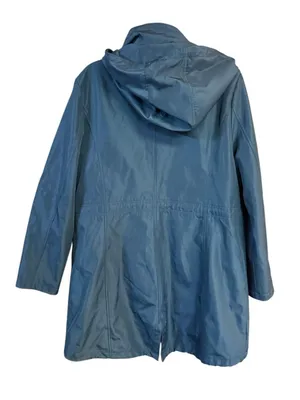 Kenneth Cole New York Women's Black Hooded Utility Parka Jacket - Size XL thumbnail 2