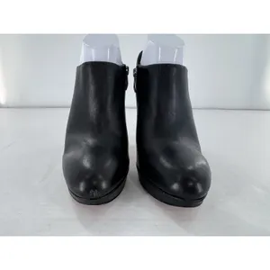 Vince Camuto Womens Leather Low Platform Elvin Ankle Boots Black Size 8 M thumbnail 4