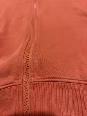 Pact Rust Zip-Up Hooded Sweatshirt medium thumbnail 6