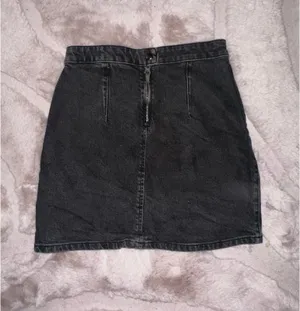 Free People Skirt Mini Denim thumbnail 3